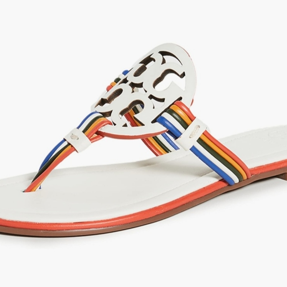 Miller Mignon Leather Thong Sandals